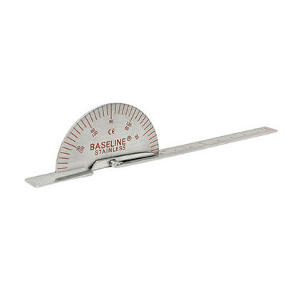 Finger Goniometer 6  Deluxe 180 degree