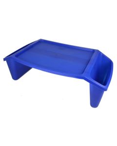 Bed Tray w/Side Pockets  Blue