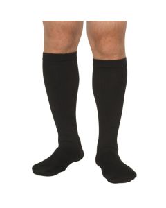 Men's Mild Support Socks 10-15mmHg  Black  Extra Large